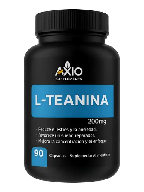 L-Teanina 200mg Reducción Del Estrés — 90 cápsulas