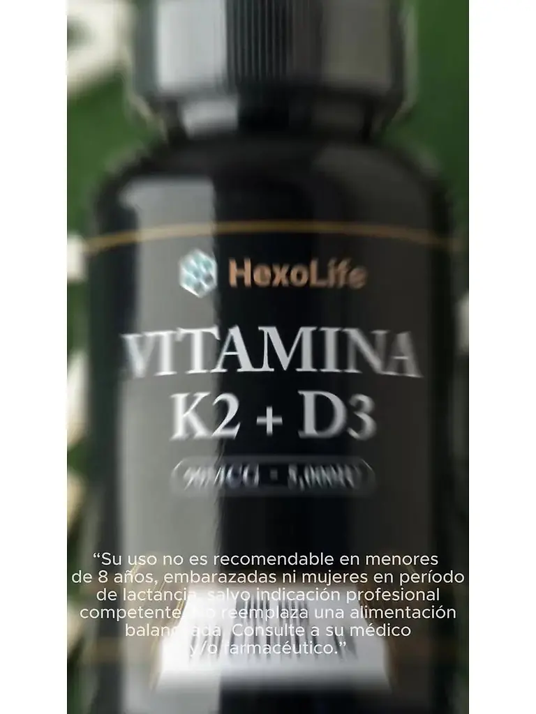 Vitamina K2+d3 Salud Ósea — 120 cápsulas 3