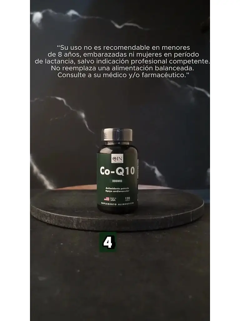 Coenzima-q10 Qin Supplements — 120 cápsulas 3