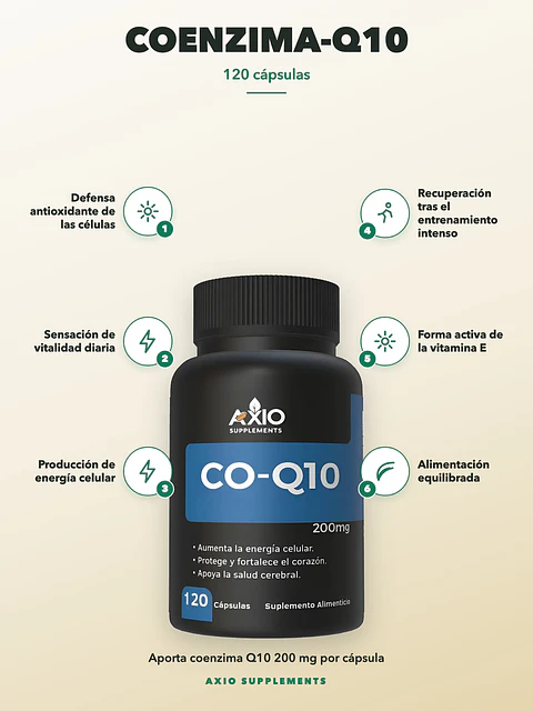 Coenzima-q10 1 Frasco — 120 cápsulas