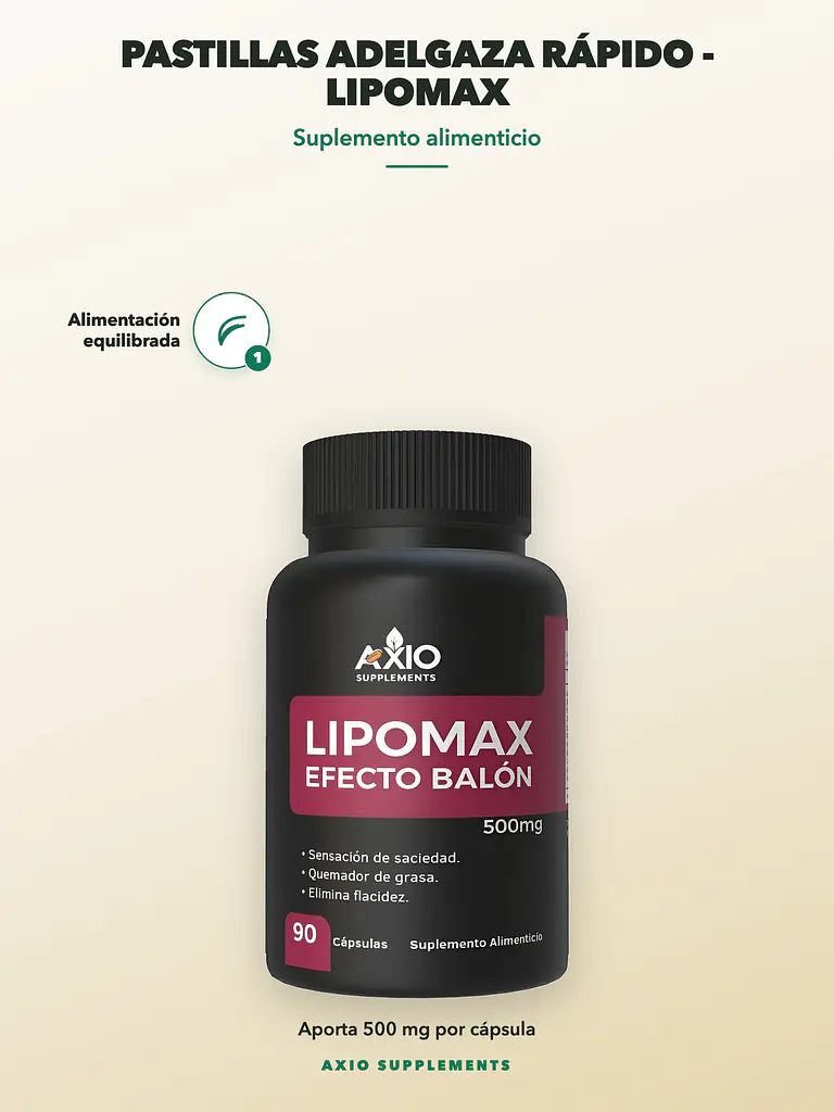 Lipomax Efecto Balón — 90 cápsulas 2