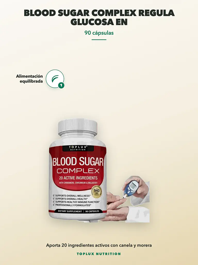 Blood Sugar Complex — 90 cápsulas 2