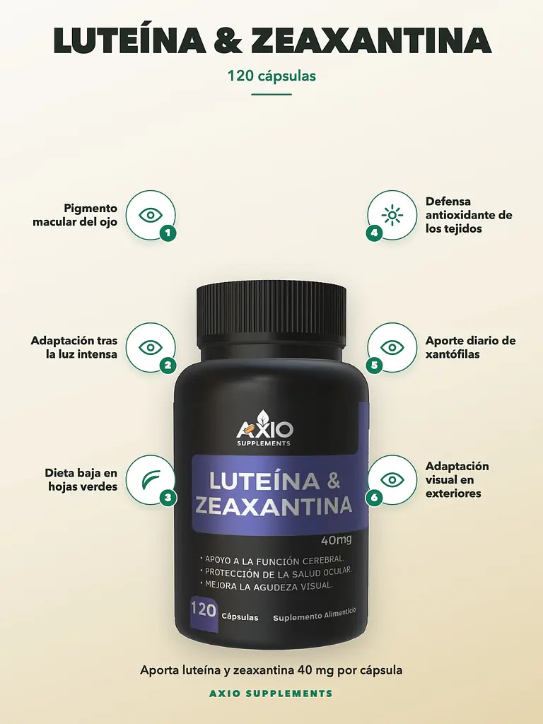 Luteína & Zeaxantina — 120 cápsulas 2