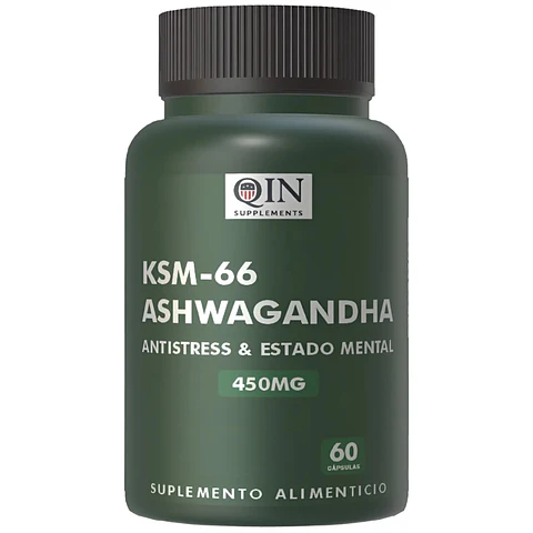 Ashwagandha Ksm66 | 450mg Antistress Estado Mental 60cap
