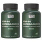 X2 Ashwagandha Ksm66 450mg Antistress Estado Mental 60 cap  - Miniatura 1