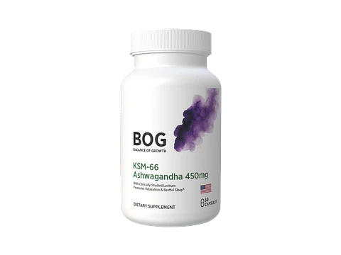 Ashwagandha Ksm66 - 450mg Antistress Estado Mental 60 cap