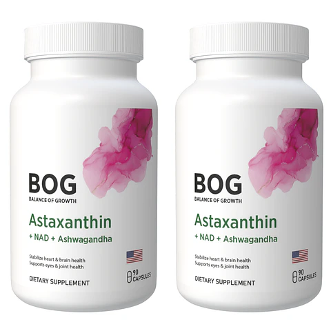 X2 Astaxantina + Nad + Ashwagandha Premium 180 Capsulas