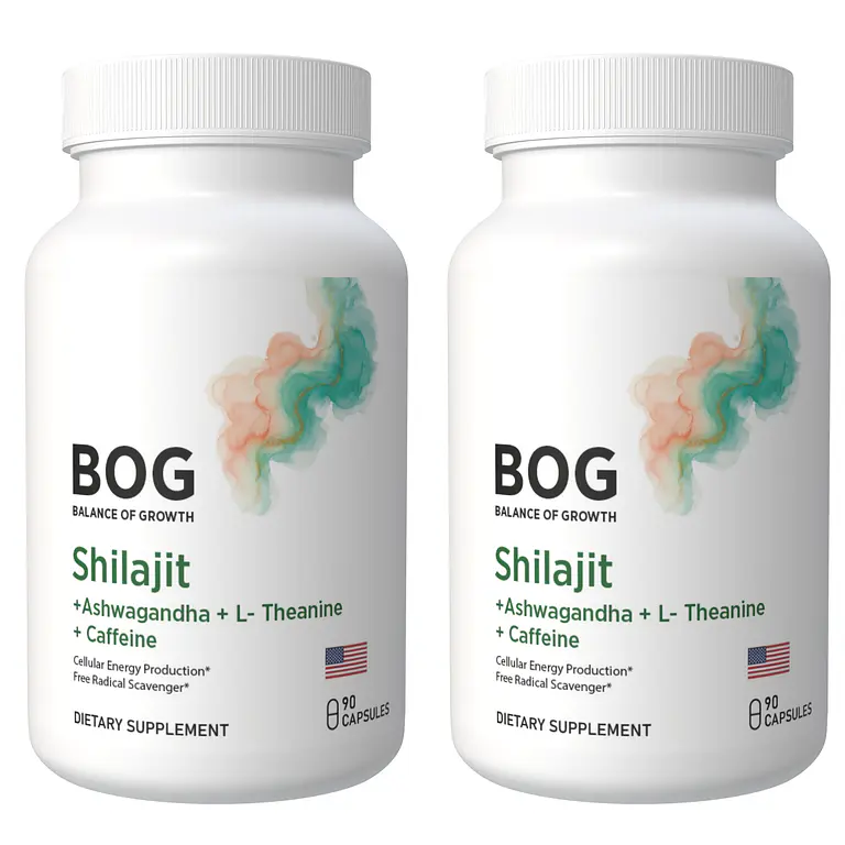 X2 Shilajit + Ashwagandha + L-teanina + Cafeína 180 Cap 1