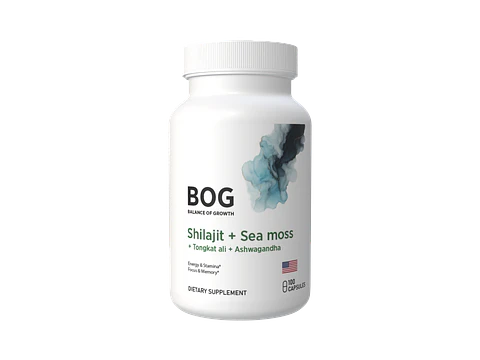 Shilajit + Sea Moss + Tongkat Ali + Ashwagandha 100 Cápsulas