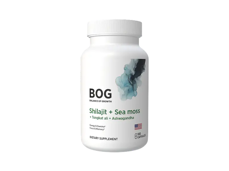 Shilajit + Sea Moss + Tongkat Ali + Ashwagandha 100 Cápsulas 1
