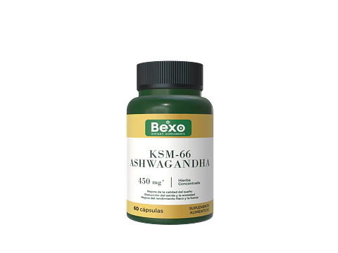 Ashwagandha Ksm66 450mg | Antistress Estado Mental 60 cap