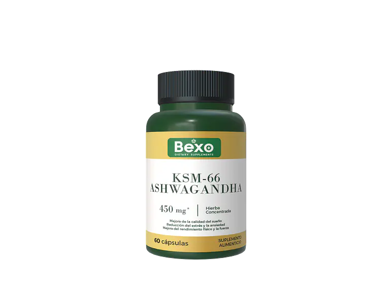 Ashwagandha Ksm66 450mg | Antistress Estado Mental 60 cap 1