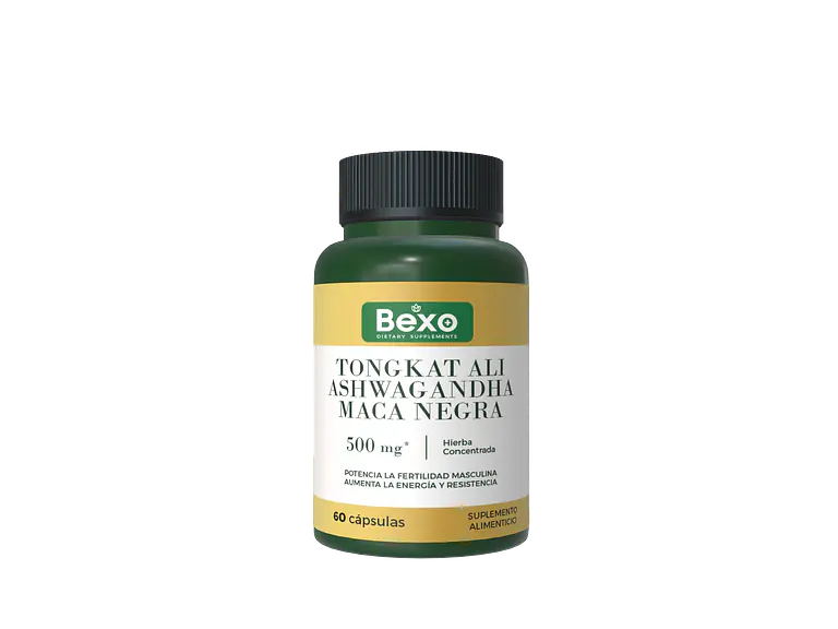 Tongkat Ali + Ashwagandha + Black Maca Pack X2 60 Cap 3