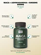 Maca + Ashwagandha + Ginseng 500mg Qin Supplements — 100 cápsulas - Miniatura 2