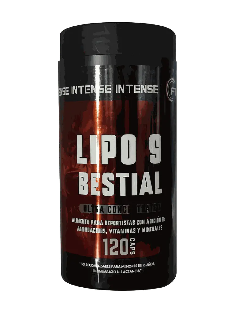 Lipo 9 Bestial FNL — 120 cápsulas 1