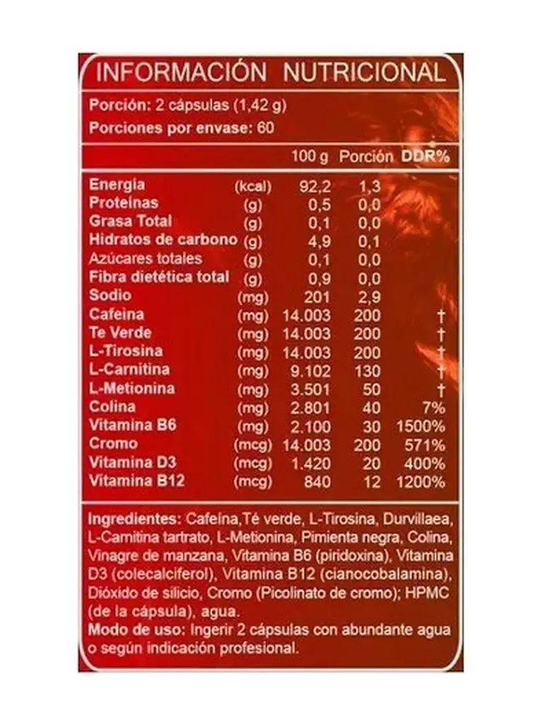 Lipo 9 Bestial FNL — 120 cápsulas 3