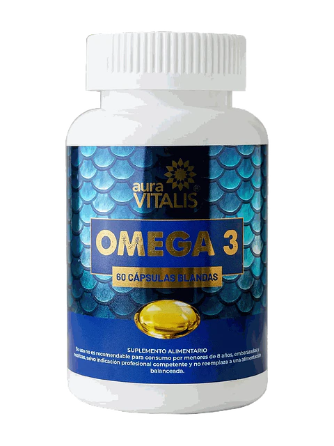 Omega 3 de Sardinas Aura Vitalis — 60 cápsulas
