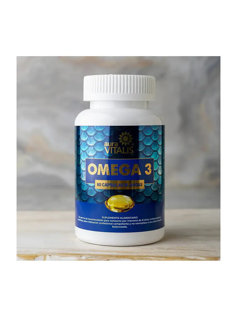 Omega 3 de Sardinas Aura Vitalis — 60 cápsulas 4