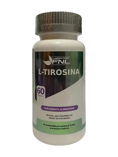 L-Tirosina 500mg FNL — 60 cápsulas