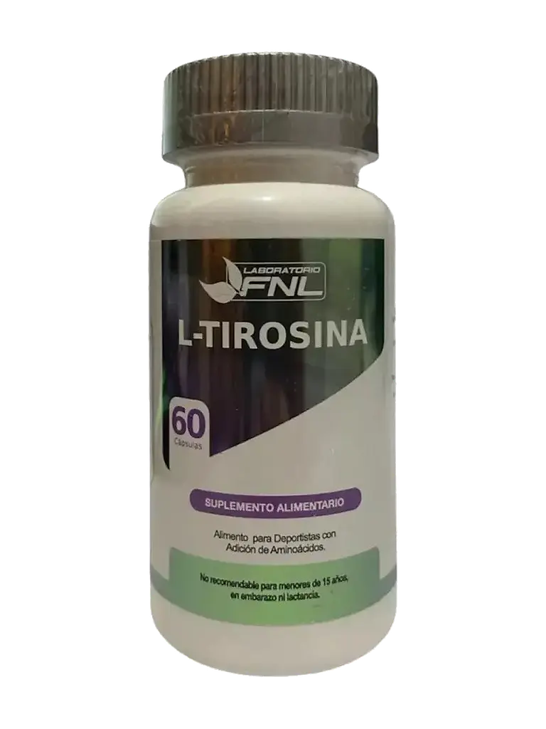 L-Tirosina 500mg FNL — 60 cápsulas 1