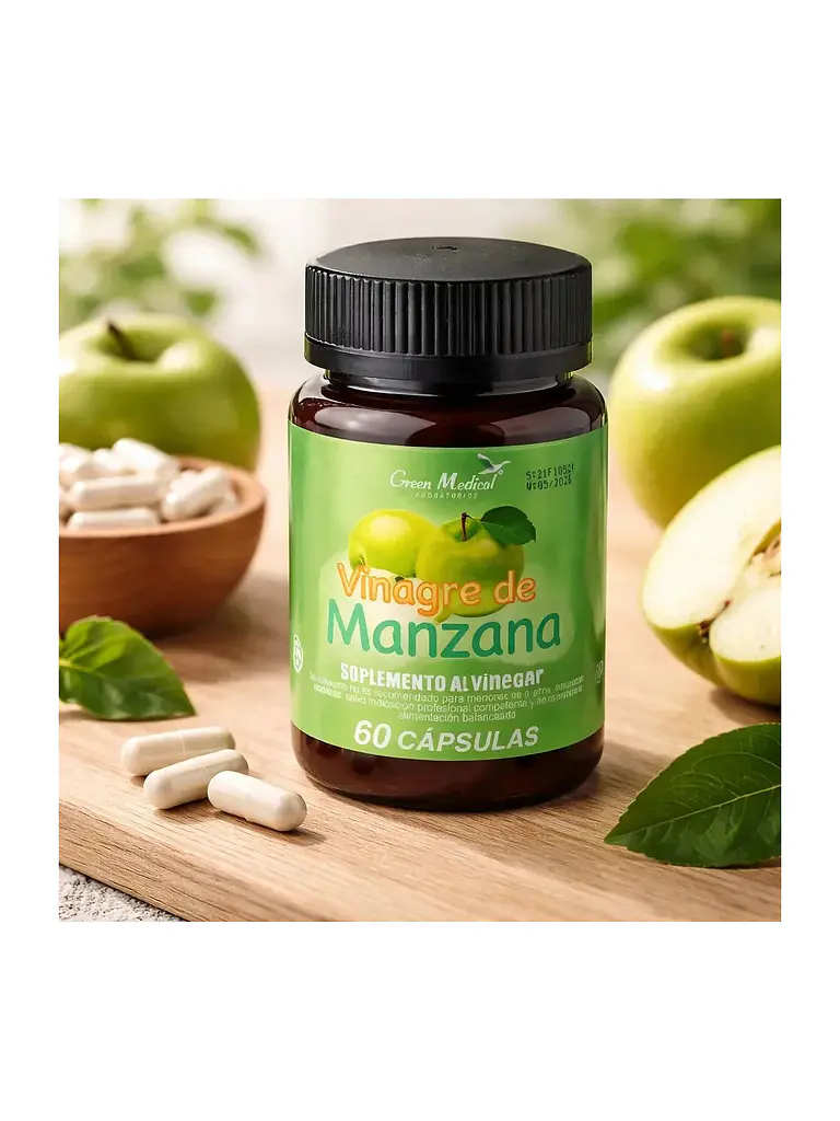 Vinagre de Manzana Green Medical — 60 cápsulas 5