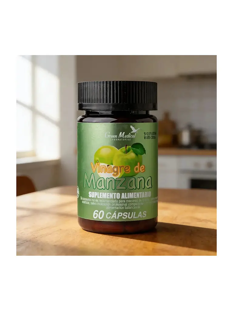 Vinagre de Manzana Green Medical — 60 cápsulas 8