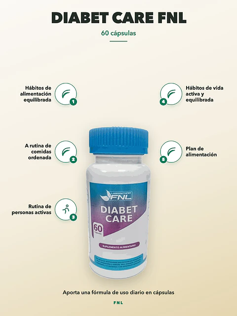 Diabet Care FNL — 60 cápsulas