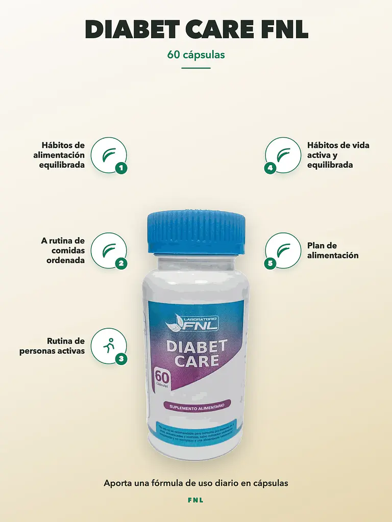 Diabet Care FNL — 60 cápsulas 2