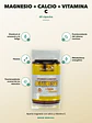 Magnesio + Calcio + Vitamina C Green Medical — 60 cápsulas - Miniatura 2