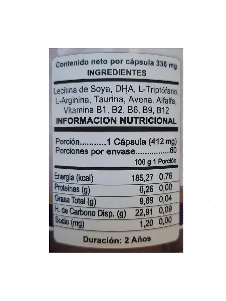 Intelectum L-Triptófano + DHA Aura Vitalis — 60 cápsulas 6