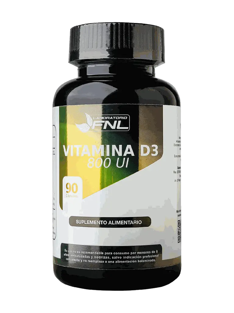 Vitamina D3 800 UI FNL — 90 cápsulas 1