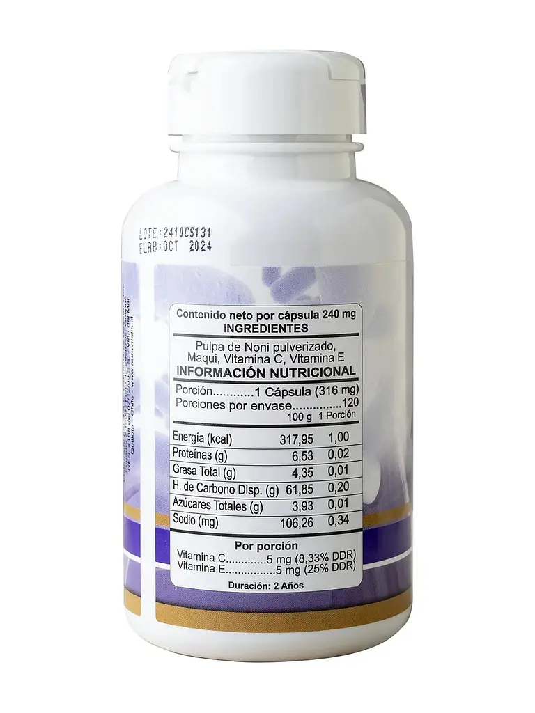 Maqui Aura Vitalis — 120 cápsulas 5