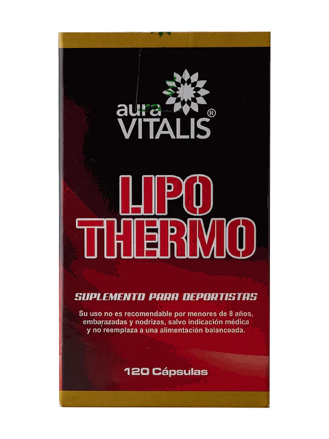 Lipo Thermo con Cromo y Té Verde Aura Vitalis — 120 cápsulas