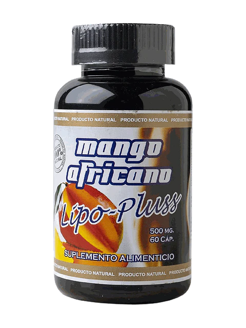 Mango Africano Lipo-Pluss 500mg — 60 cápsulas