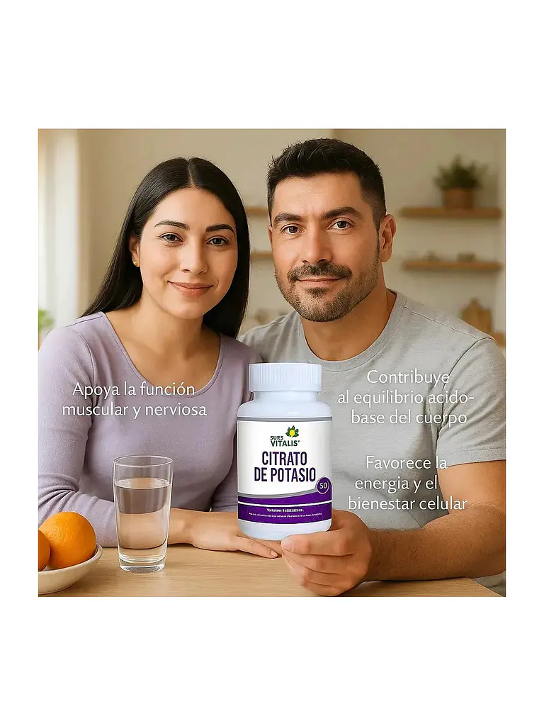 Citrato de Potasio 670mg Aura Vitalis — 90 cápsulas 5