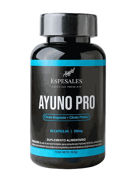 Ayuno Pro Magnesio + Potasio Espesales — 90 cápsulas
