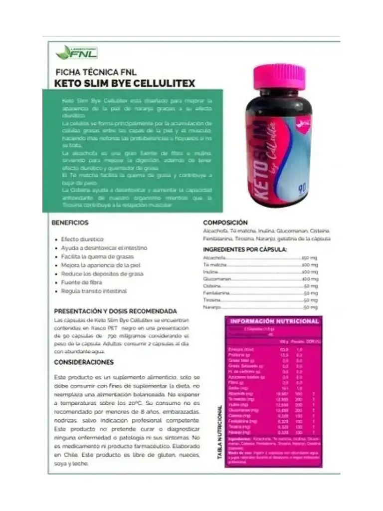 Keto Pink FNL — 90 cápsulas 6