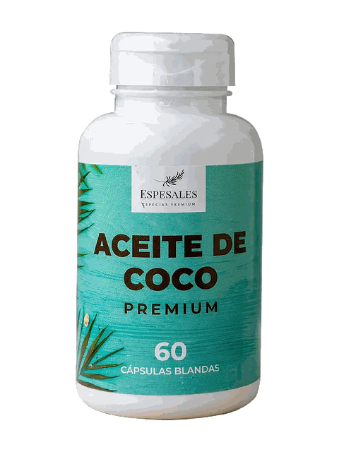 Aceite de Coco Espesales — 60 cápsulas