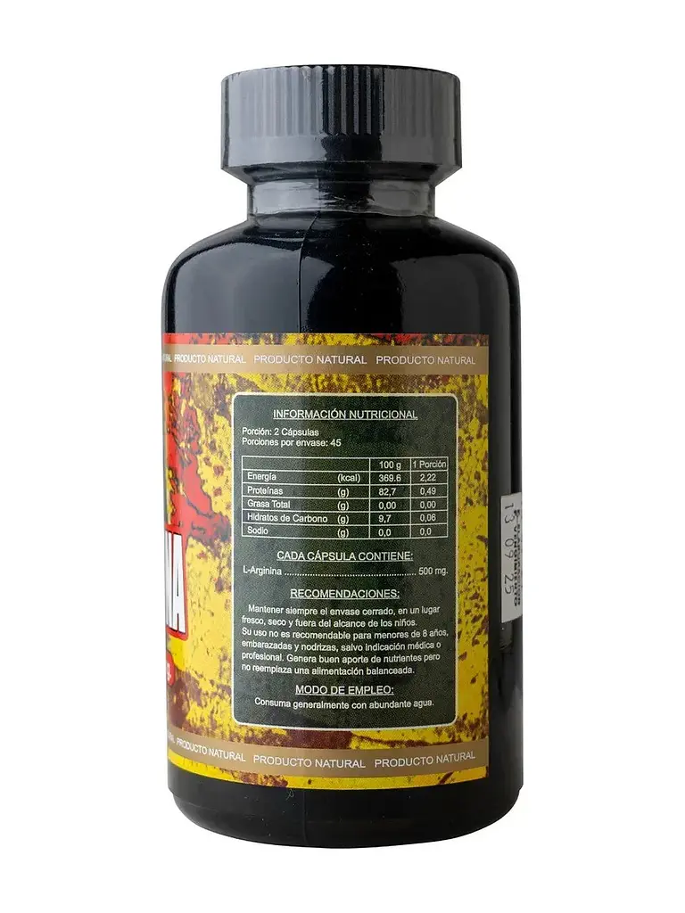 L-Arginina 500mg — 90 cápsulas 3