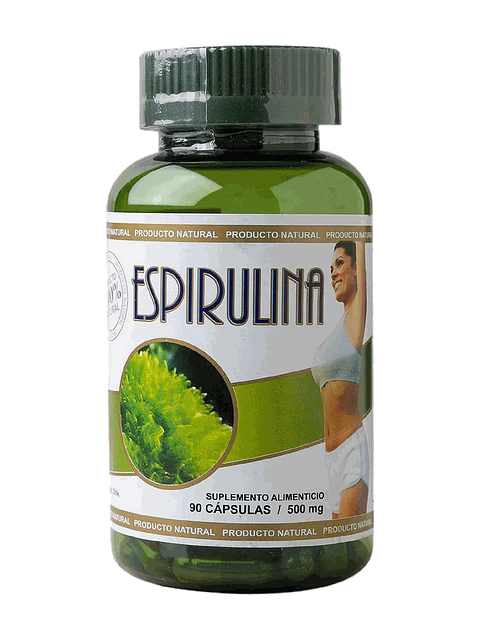 Espirulina 500mg — 90 cápsulas