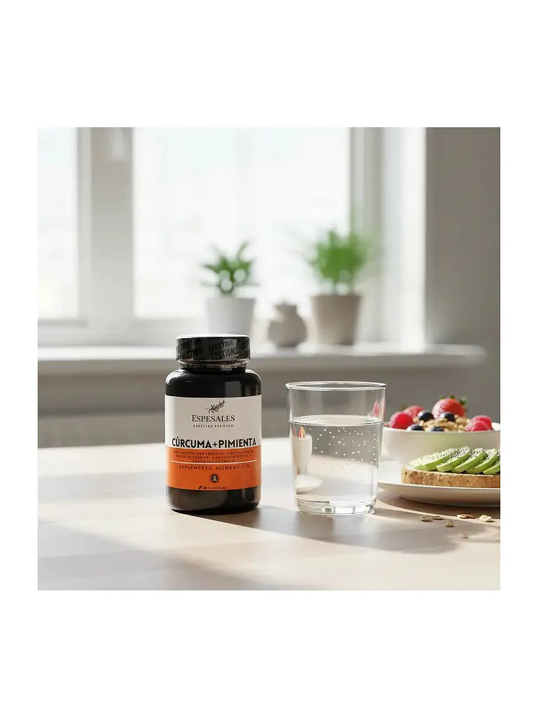Cúrcuma + Pimienta Negra Espesales — 60 cápsulas 3