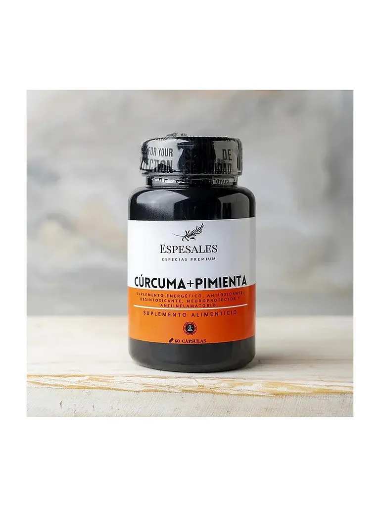 Cúrcuma + Pimienta Negra Espesales — 60 cápsulas 5