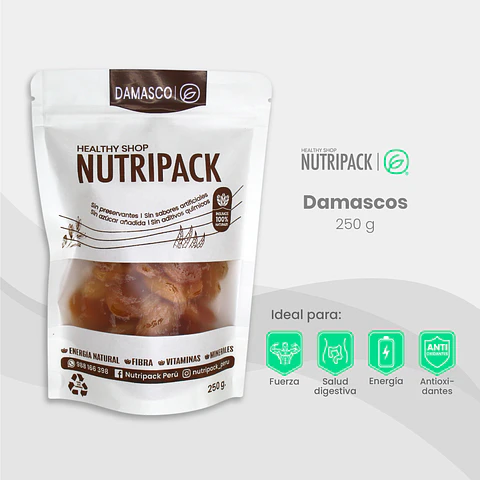 Damasco Deshidratado, 500 g / 250 g / 1 Kg