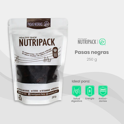 Pasas Negras, 500 g / 250 g / 1 Kg