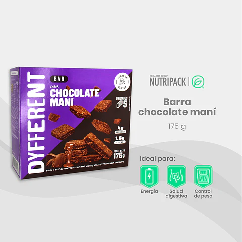 Barra De Maní Chocolate, 175 g