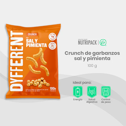 Crunch de Garbanzo Sal y Pimienta, 100 g