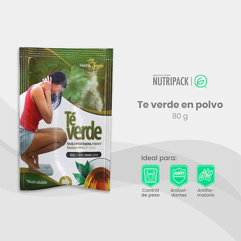 Té Verde En Polvo, 80 g