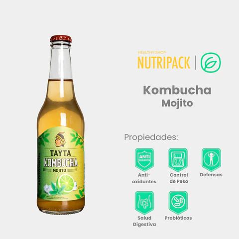 Kombucha De Mojito, 355 mL