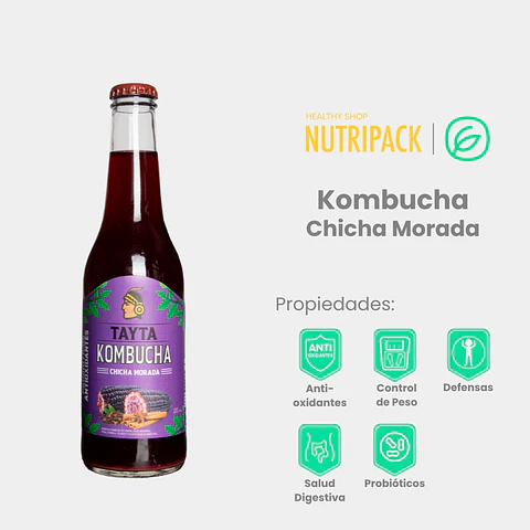 Kombucha De Chicha Morada, 355 mL