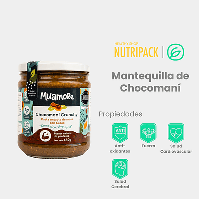Mantequilla de Chocomaní, 170 g / 450 g
